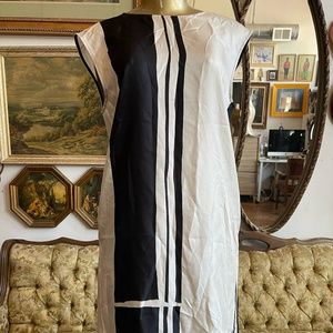 Theory 100% Silk Mod Shift Dress Sz. M